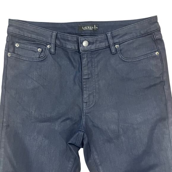 Lauren Ralph Lauren Women's Straight Leg Jeans - Dark Blue - Picture 5 of 15